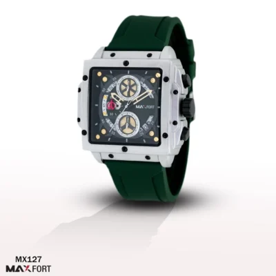 ساعت مردانه اسپرت اورجینال مکس فورت MAXFORT مدل MX127 قاب سفید