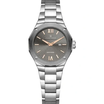 ساعت زنانه برند لوئیس فرییر LOUIS FRRIER مدل LF-9553-141 صفحه مشکی