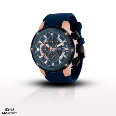 ساعت اسپرت مکس فورت MAXFORT مدل MX118 صورمه ای رزگلد
