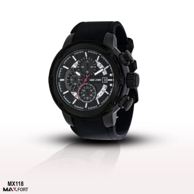 ساعت اسپرت مردانه MAXFORT مدل MX118 فول مشکی